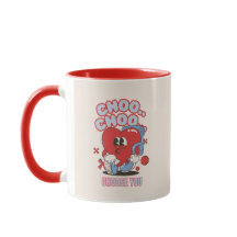 Groovy Red Heart Choo Choo Choose you Valentines 