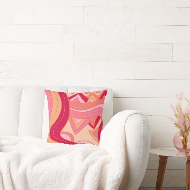 Groovy Reds Cushion (Couch)