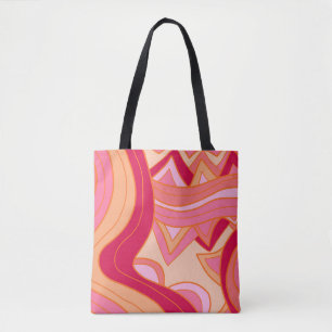 Groovy Reds Tote Bag