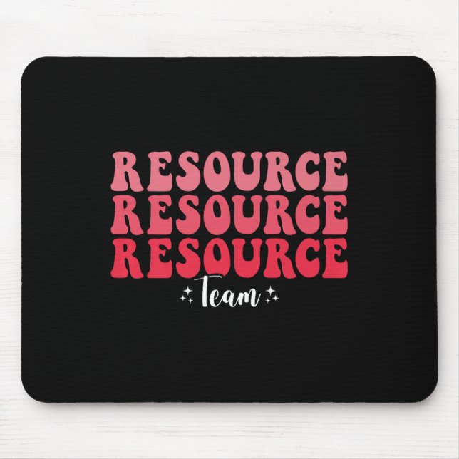 Groovy Resource Team Special Education Teacher For Mouse Mat (Front)