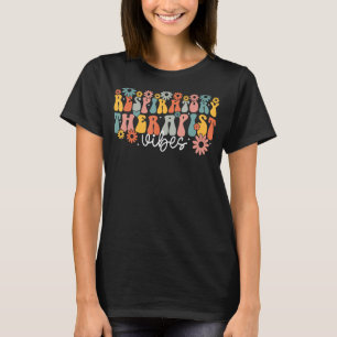 Groovy Respiratory Therapist - RT Therapy Nurse RT T-Shirt