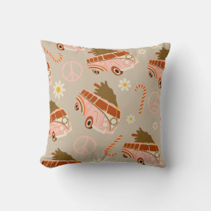 Groovy Retro 70’s Holiday Cushion