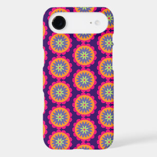 Groovy Retro Botanical Pattern Artwork