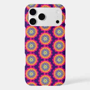 Groovy Retro Botanical Pattern Artwork