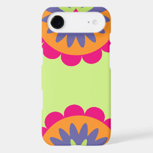 Groovy Retro Botanical Pattern Artwork