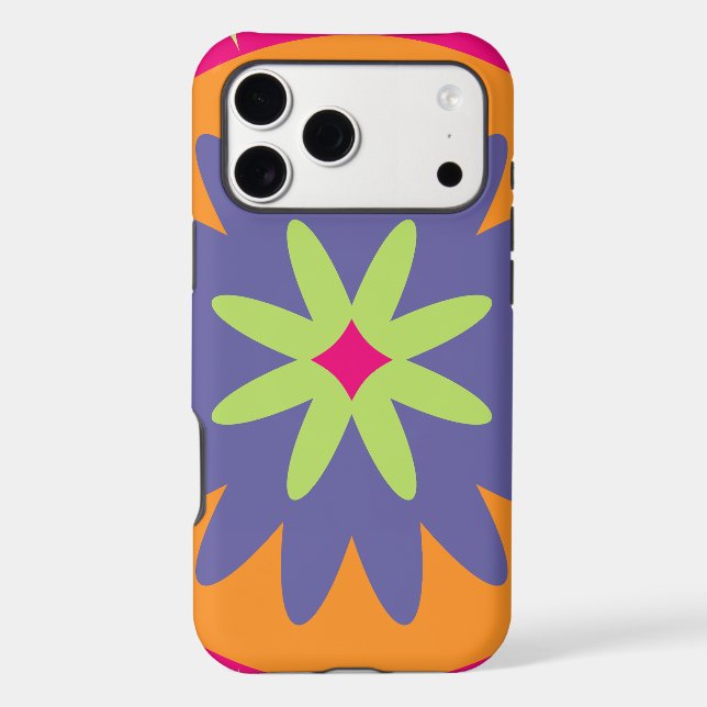 Groovy Retro Botanical Pattern Artwork (Back)