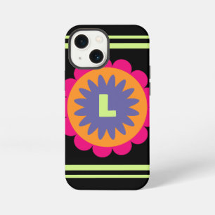 Groovy Retro Botanical Pattern Artwork iPhone 13 Mini Case