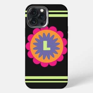 Groovy Retro Botanical Pattern Artwork iPhone 13 Pro Max Case