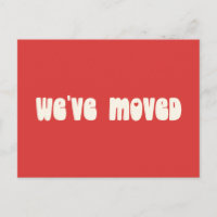 Groovy Retro Bright Red Mod Moved New Address