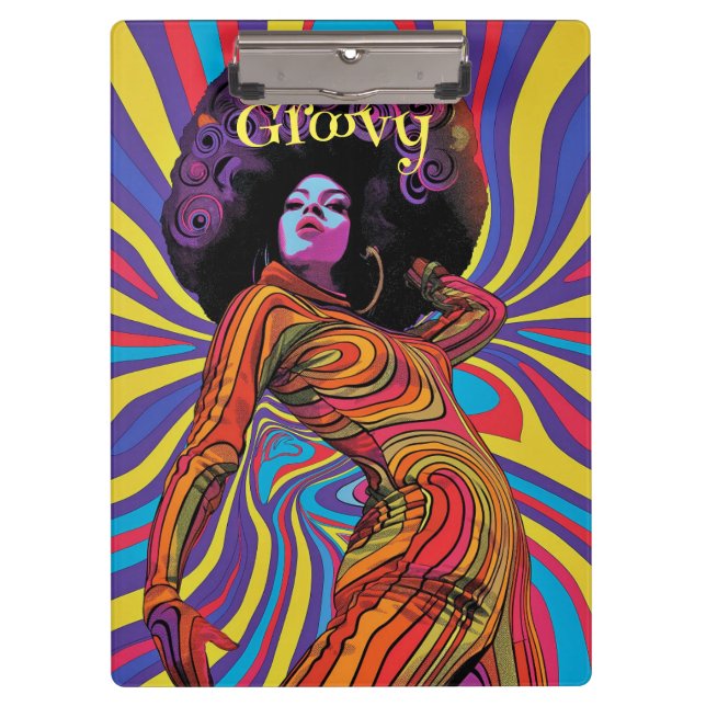 Groovy Retro Clipboard (Front)