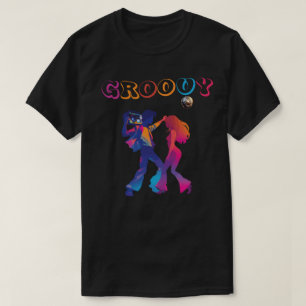 Groovy Retro Disco Style   T-Shirt