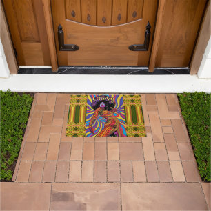 Groovy Retro Doormat