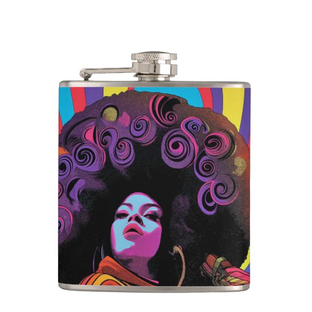 Groovy Retro Flask (Front)