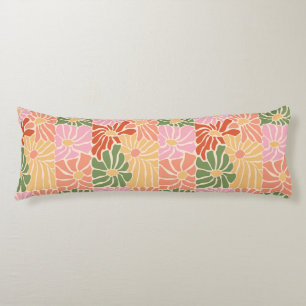 Groovy Retro Floral Body Cushion