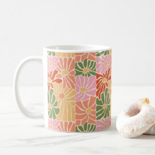 Groovy Retro Floral  Coffee Mug