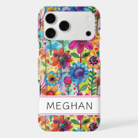 Groovy Retro Flower Power Personalised