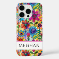Groovy Retro Flower Power Personalised