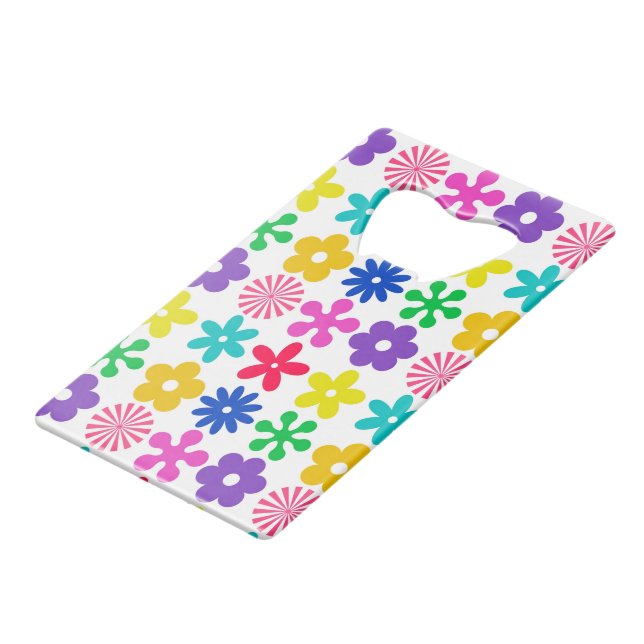 GROOVY RETRO FLOWERS (Front Angled)