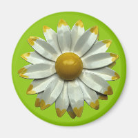 Groovy Retro Hippie Daisy Flower Summer Green