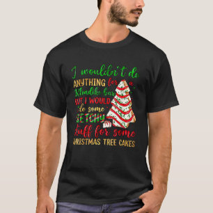 Groovy Retro I d Do Sketchy Stuff for Christmas Tr T-Shirt