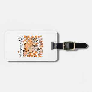 Groovy Retro I Love Fall Prevention Funny  Luggage Tag