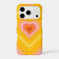 Groovy Retro Layered Heart