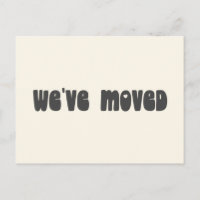 Groovy Retro Minimalist Mod Moved New Address