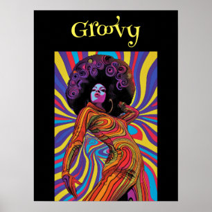 Groovy Retro Poster