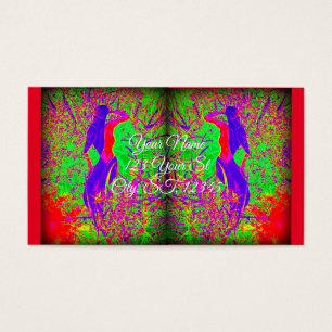 Groovy retro purple hippie mermaid