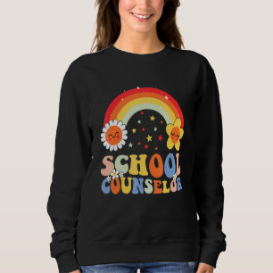 Groovy Retro School Counselor School Counseling We Sweatshirt