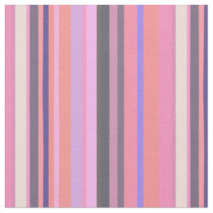 Groovy  Retro Stripe Pattern  70s Vintage Vibes Fabric