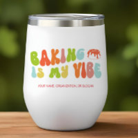 Groovy Retro Style Baking is My Vibe, Baker