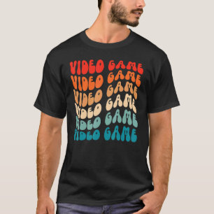 Groovy Retro Video Game Gamer Girl Retro 70s Boho T-Shirt