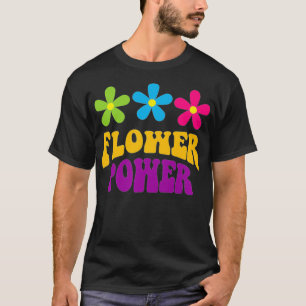 Groovy Retro Vintage Flower Power Premium  T-Shirt
