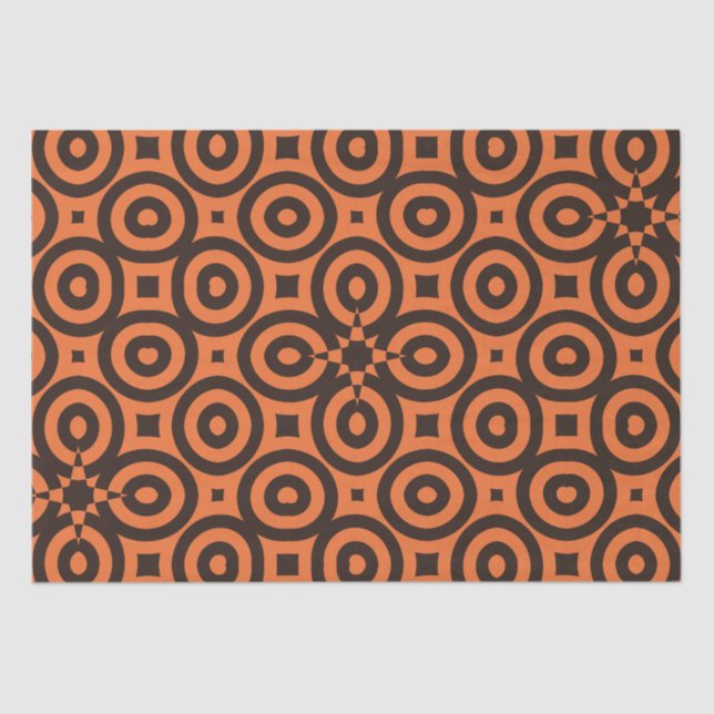 Groovy Rings of Retro Tissue Paper (Front)