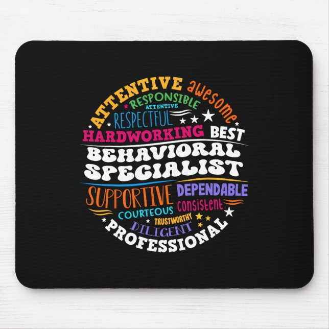 Groovy Rti Behavioural Specialist Response Interve Mouse Mat (Front)