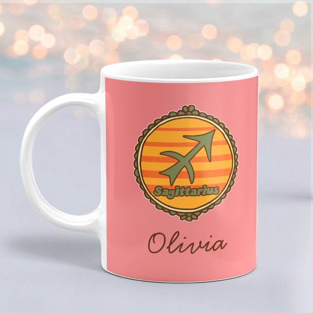 Groovy Sagittarius Custom Coffee Mug (Creator Uploaded)