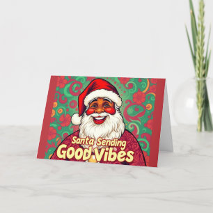 Groovy Santa Holiday Card