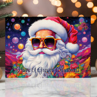Groovy Santa Psychedelic Christmas