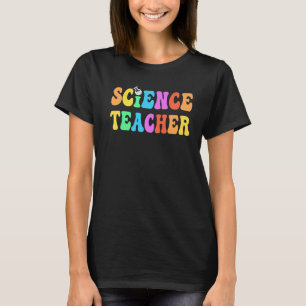 Groovy SCIENCE TEACHER Technology Teacher STEM Squ T-Shirt