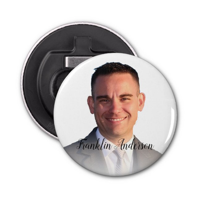 Groovy Selfie Create Your Own Bottle Opener (Front)