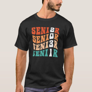 Groovy Senior 2031 Graduation  My Last First Day S T-Shirt