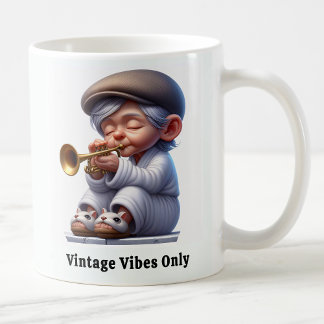 Groovy Senior Citizen Music Legends Coffee Mug