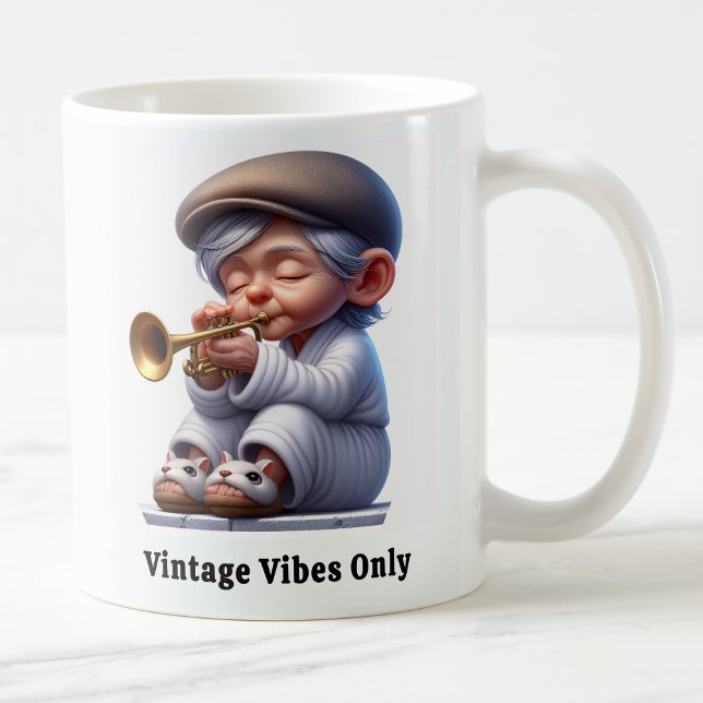 Groovy Senior Citizen Music Legends Coffee Mug (Creator Uploaded)
