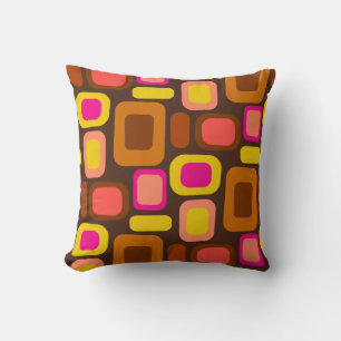 Groovy Seventies Retro Lounge Revival Cushion