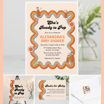 Groovy Shes Ready to Pop Persimmon Mustard Cream