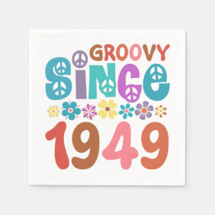 Groovy Since 1949 Napkin