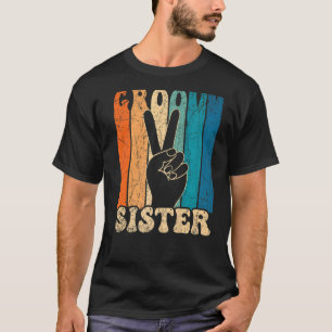 Groovy Sister 70s Aesthetic Nostalgia 1970's Retro T-Shirt