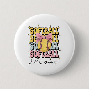 Groovy Softll Mom Mother Coquette Bow Softll _1 6 Cm Round Badge