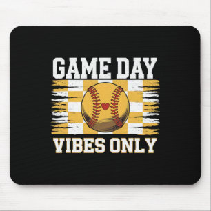Groovy Softll Women Girls Softll Game Day Vibes Mouse Mat